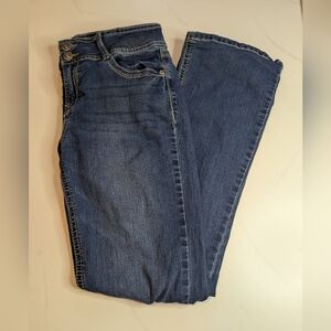 WallFlower Jeans Women's 13R Curvy Fit Boot Cut Embroidered